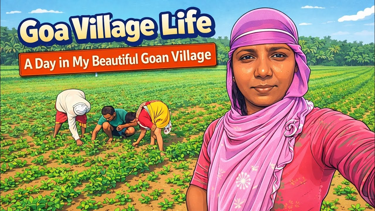 Goa Village Life🌾 | A Day in My Beautiful Goan Village👩‍🌾| Organic Farming in Goa|#goanvlogger  