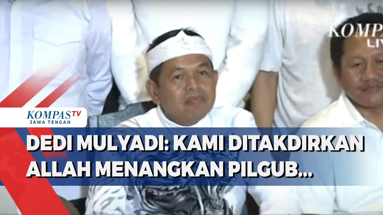 Dedi Mulyadi Tanggapi Hasil Hitung Cepat Pilkada Jabar hingga Suasana Posko RK