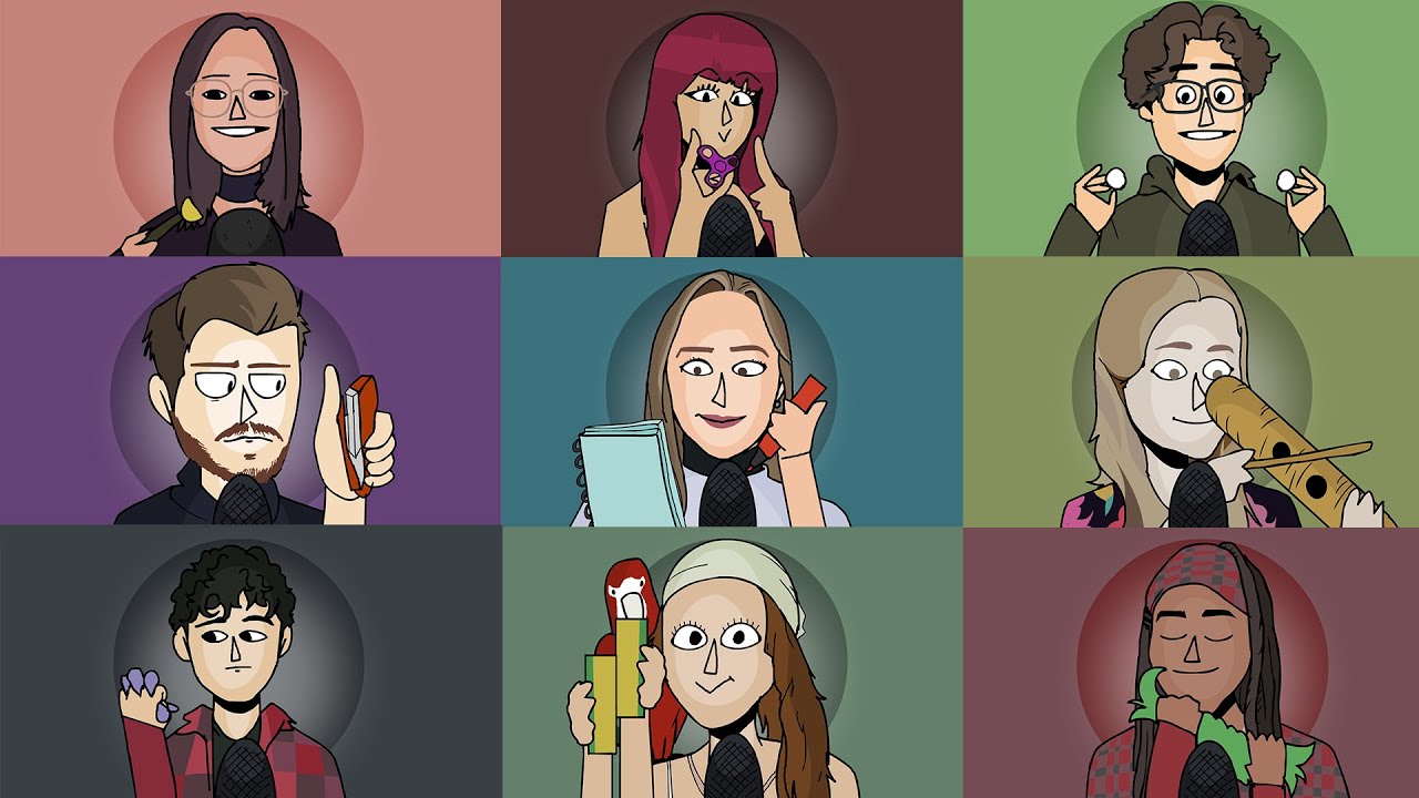 i animated my subscribers doing asmr