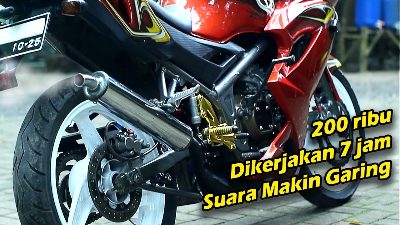 BOBOK KNALPOT NINJA RR SUARA MAKIN KEMRINCING DAN GARING