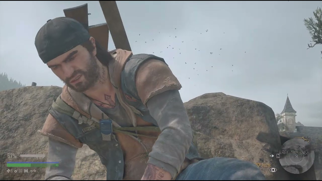 Drive to location(search f something P2)التوجه لموقع مع جمع اشياء #بلايستيشن #daysgone2024 #explore 