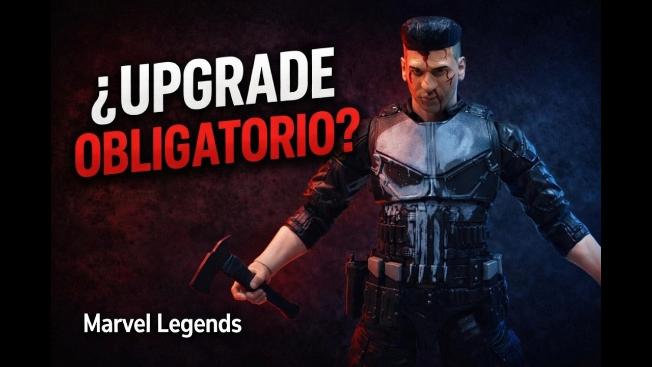 The Punisher Marvel Legends Review + Custom Head | ¿Upgrade Obligatorio? 🔥