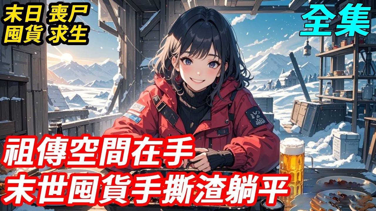 末世十年，遭閨蜜男友聯手背叛，與他們同歸於盡！重生歸來，我啟動祖傳空間，變賣股份狂囤幾十億物資，海陸空、衣食藥全囤滿，手撕渣男賤女！當別人為了一袋壓縮餅乾廝殺時，我宅家烤肉配啤酒，末世躺平超巴適！