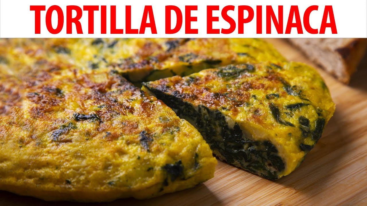 Cómo hacer tortilla de espinaca - Receta fácil para principiantes