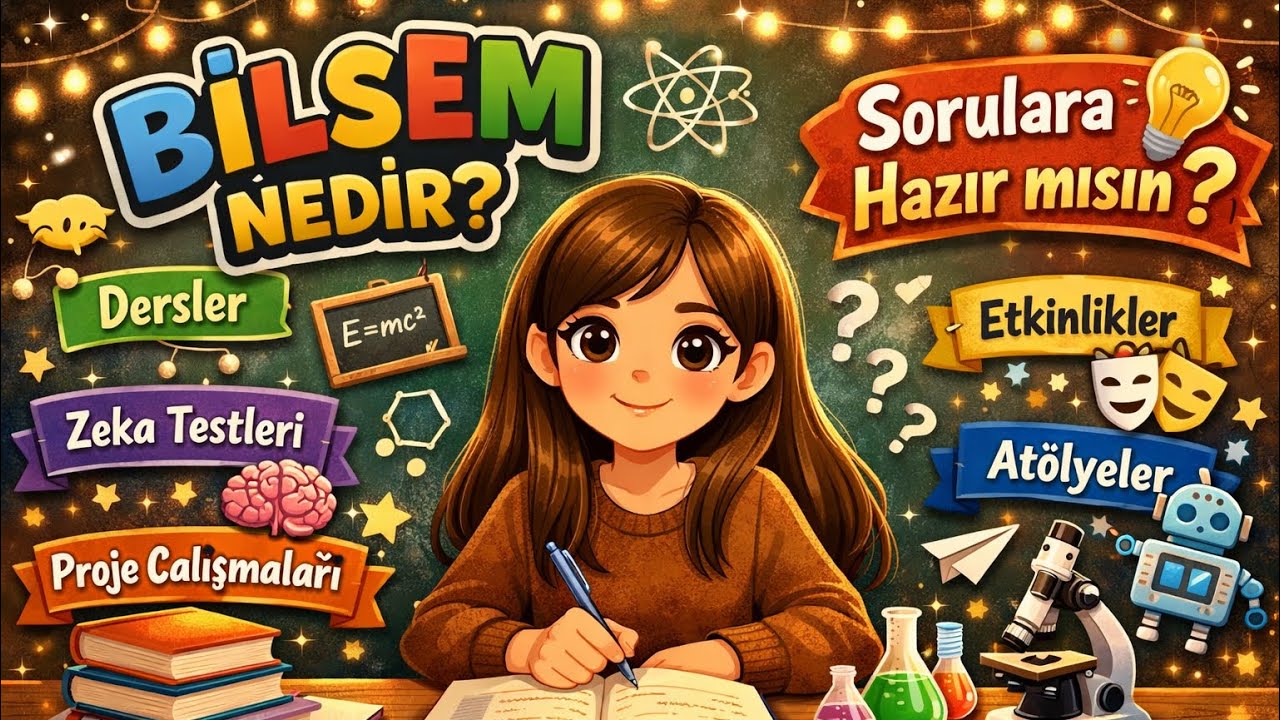 🎒🧠 BİLSEM Günlüğüm | Dersler, Etkinlikler ve Benim Dünyam 