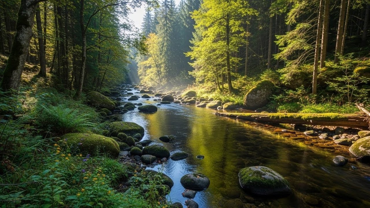 River Forest Soundscape 🌿🌊 Peaceful Nature Ambience for Deep Rest #2719