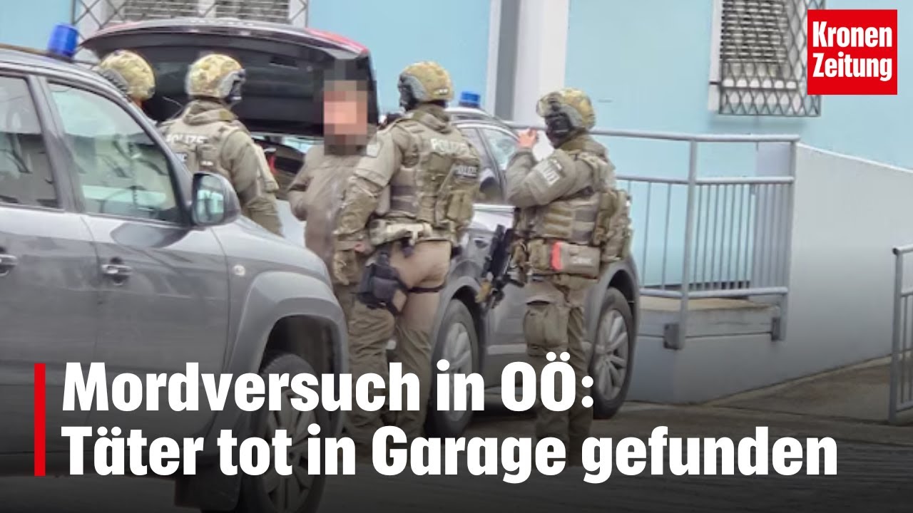 Mordversuch in OÖ: Täter tot in Garage gefunden | krone.tv nEWS
