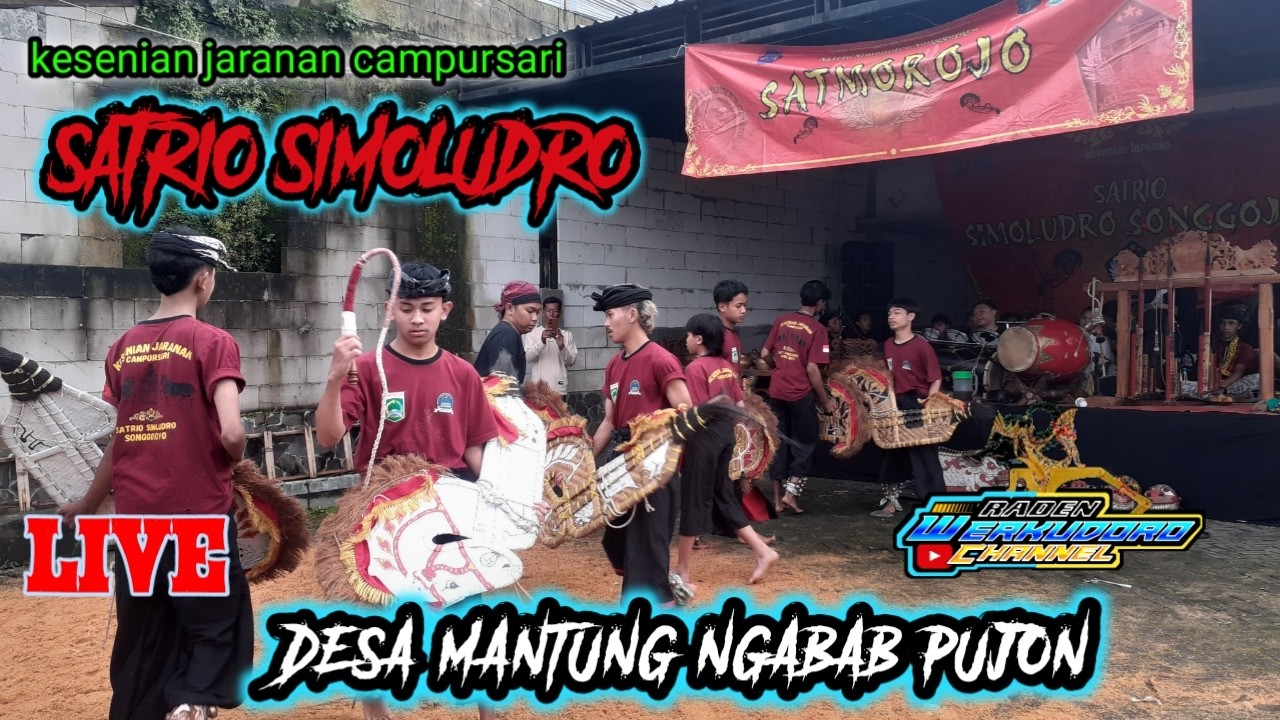 Live KIDALAN SATRIO SIMOLUDRO SONGGOJOYO live mantung ngabab pujon
