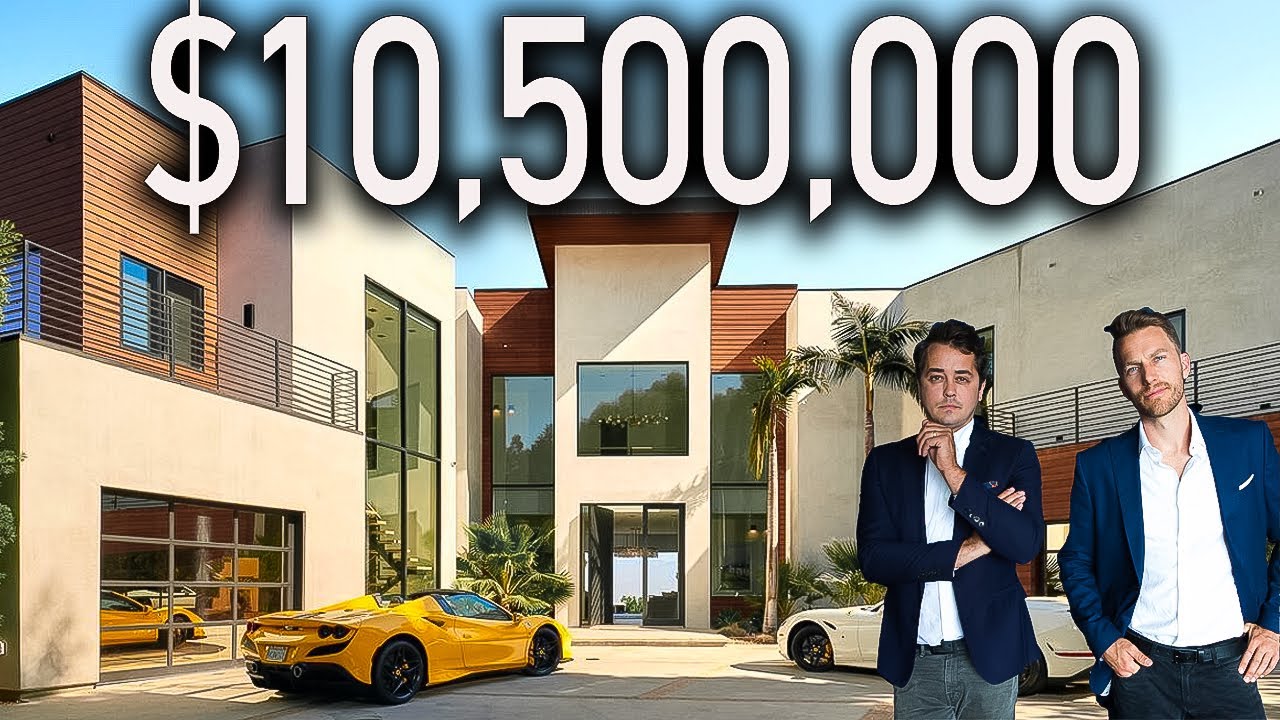 Mansion Tours: Inside a $10.5 Million Dollar Mansion on MULHOLLAND DRIVE in Beverly Hills!
