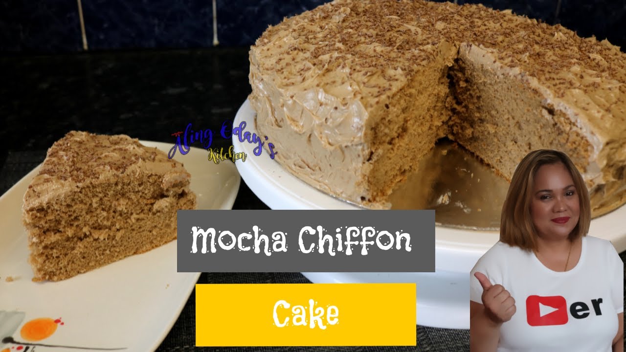 Mocha Chiffon Cake