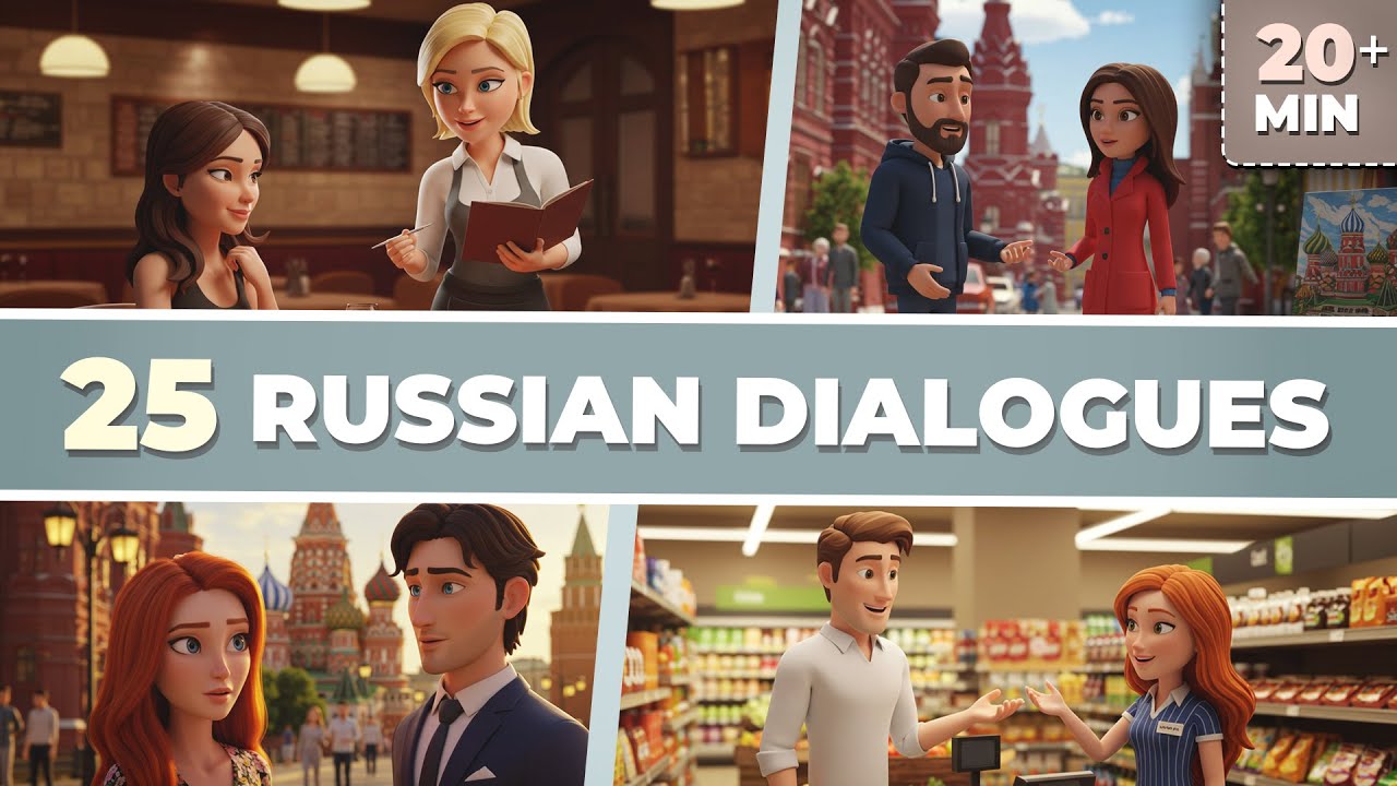 25 Daily Russian Conversations - Russian Practice and Must-Know Phrases for All Learners