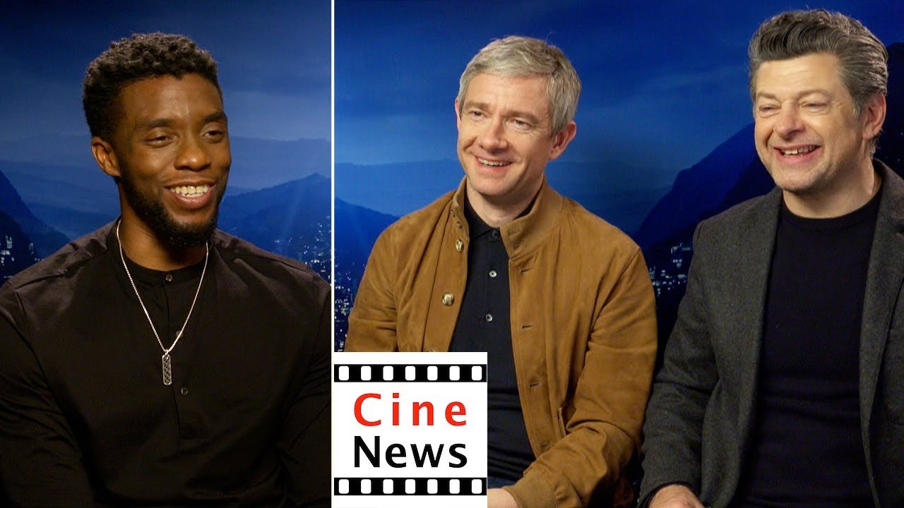 Black Panther – Interview: Chadwick Boseman, Martin Freeman, Andy Serkis