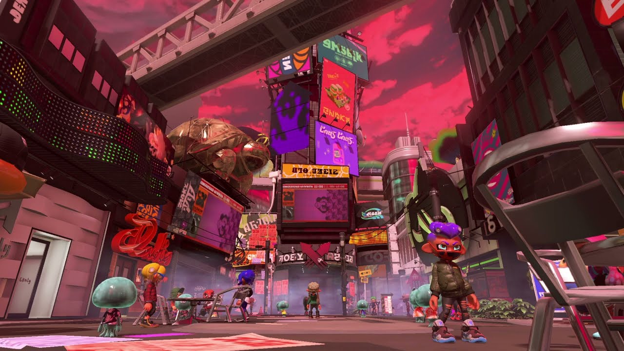 Splatoon 3: Inkopolis Square Big Run Ambience