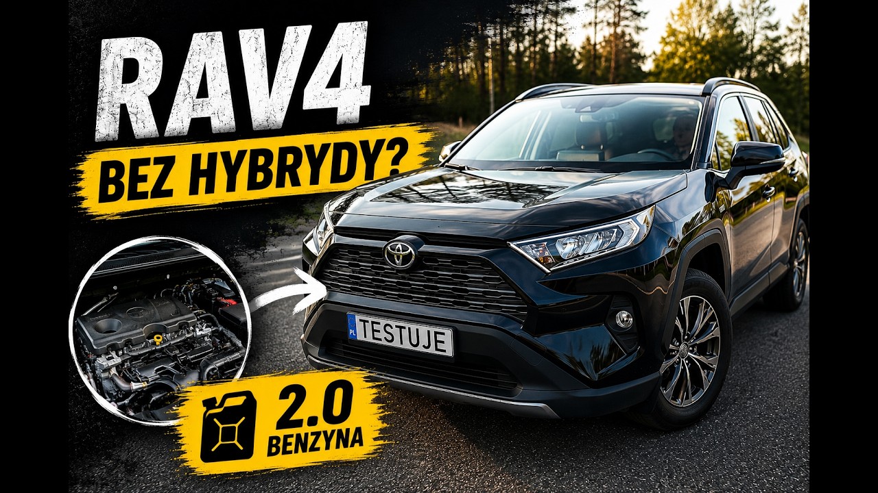 Toyota Rav 4 V generacji z silnikiem TYLKO benzynowym (2023)