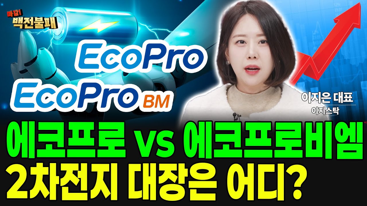 에코프로 vs 에코프로비엠 2차전지 대장은 '이 주식'