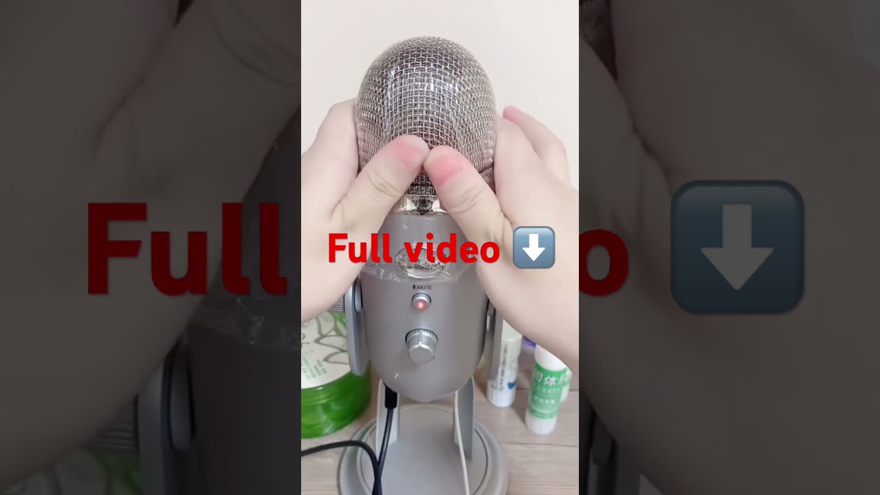 Glue On 🎙️ Mic | #shorts #ytshorts #micasmr #satisfying