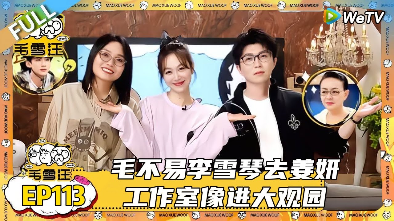 第113期完整版：心痛！姜妍自曝曾被校园霸凌 |《毛雪汪》#综艺 #毛雪汪 #李雪琴 #毛不易#姜妍