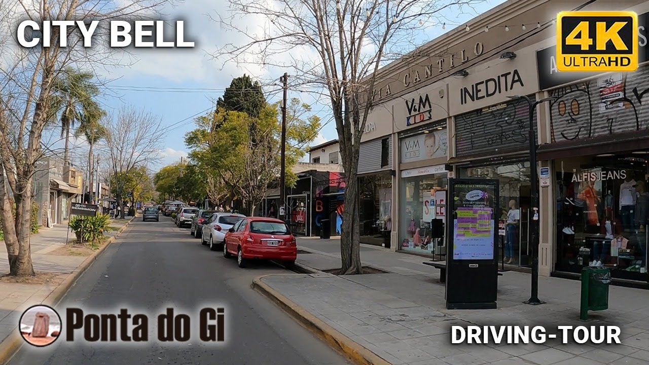 【4K】CITY BELL #driving TOUR virtual 2022 - amigables CALLES en ésta hermosa localidad - ARGENTINA