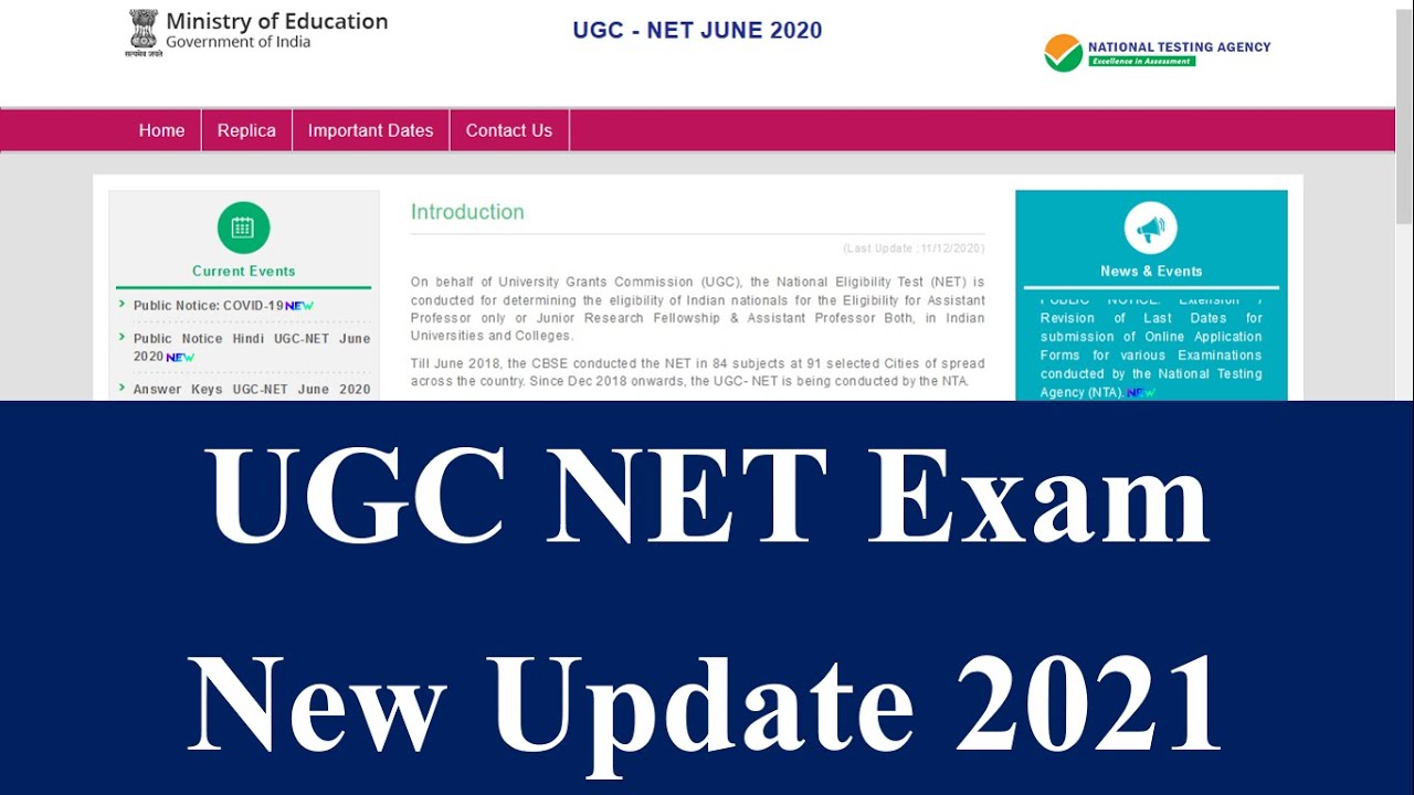 UGC NTA NET 2021 Notification | UGC NTA NET 2021 | ugc net 2021