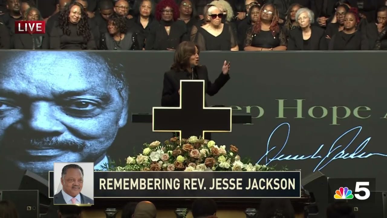 'I thank you, Jesse Jackson':  Former VP Kamala Harris speaks at Rev. Jesse Jackson service | FULL