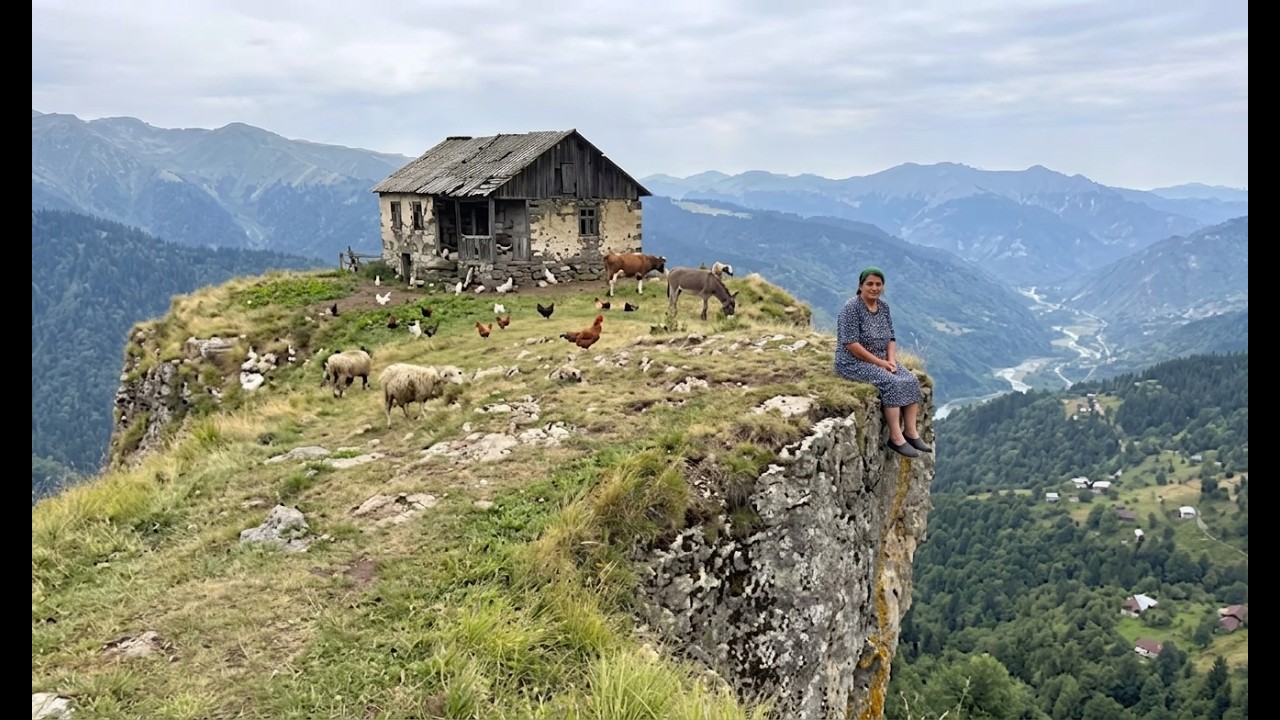 Documentary: Life in a Remote Mountain Village | An Elderly Woman's Story