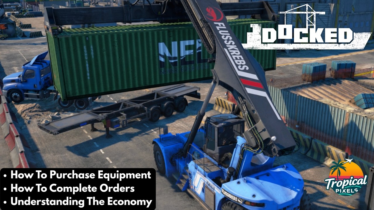 How To Buy Equipment, Hit Milestones & Fulfill Contracts in Docked. Understanding The Economy System