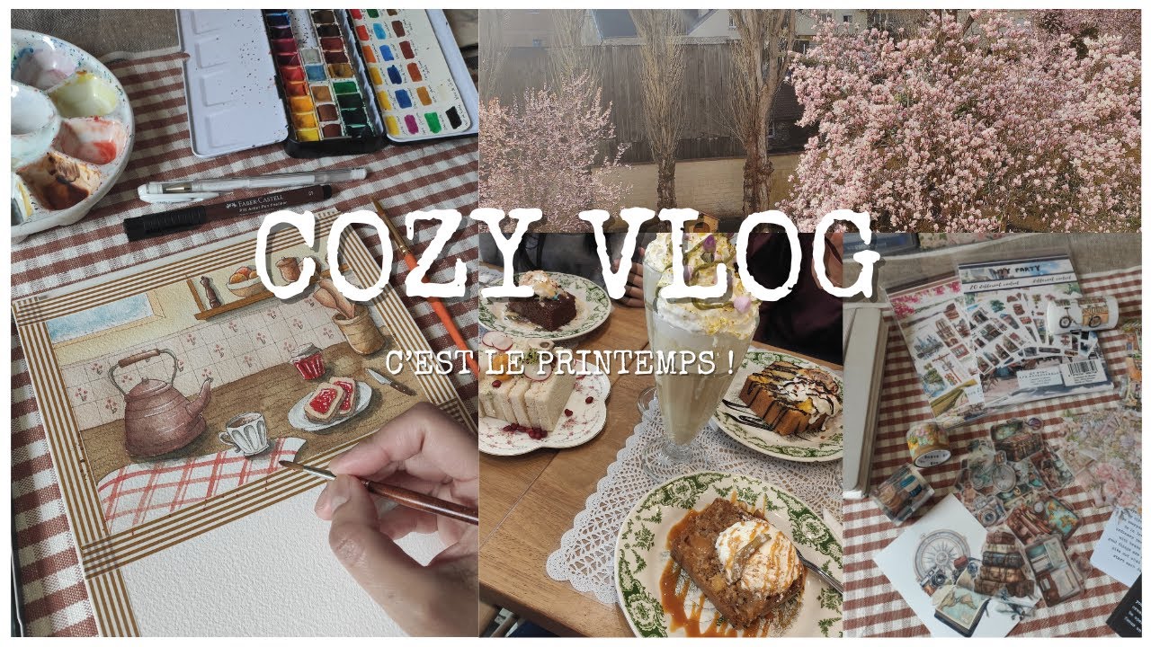 🌸C'est le printemps - my cozy days - du rempotage, un teatime, et une petite illustration 🍵🖌
