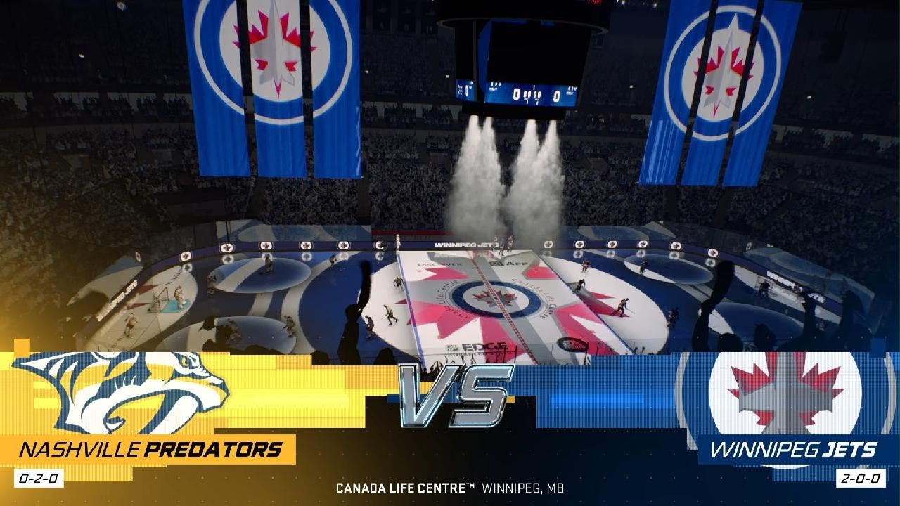 NHL 26 - Predators at Jets (Eastern Conference rd 1 game 3) - PS5 gameplay