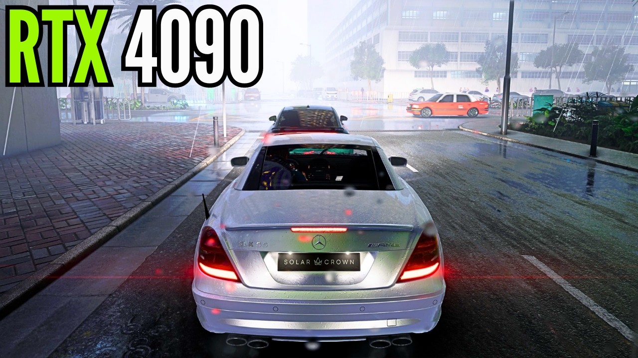 This game surprised me! Test Drive Unlimited Solar Crown Rain Gameplay | RTX 4090 MAXIMUM Settings