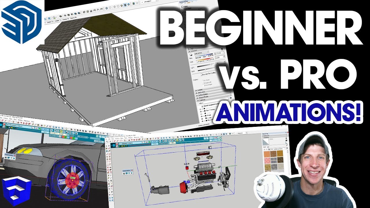 От начинающего до продвинутого уровня — 6 видов анимации в SketchUp!