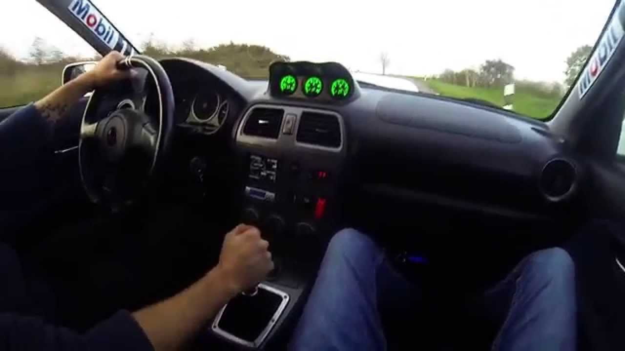 Subaru Impreza Wrx Sti brutal acceleration and sound