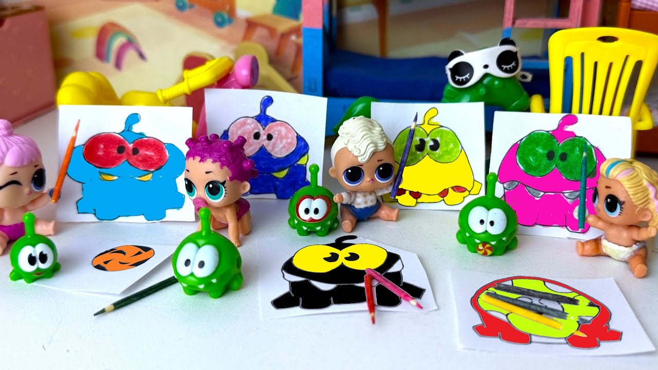 ТРИ МАРКЕРА ЧЕЛЛЕНДЖ С АМ НЯМ😄 В ДЕТСКОМ САДИКЕ ЛОЛ сюрприз куклы МУЛЬТИК ДАРИНЕЛКА