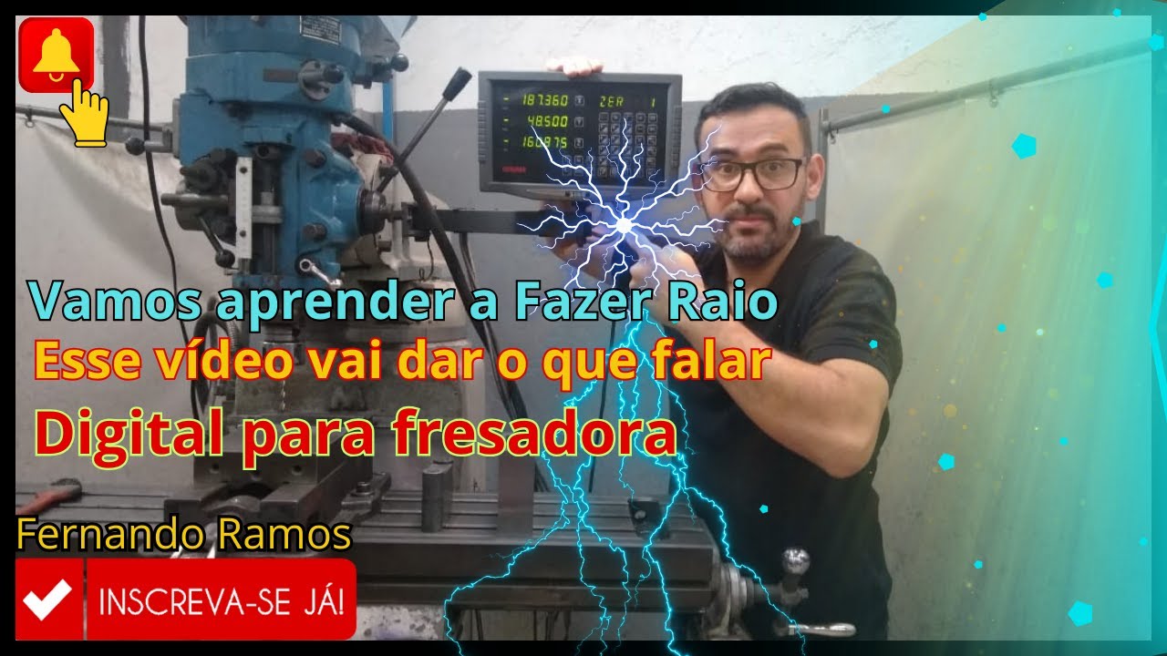 Descubra as técnicas essenciais para se destacar no mundo da engenharia ( Fresadora  DIGITAL SINO )