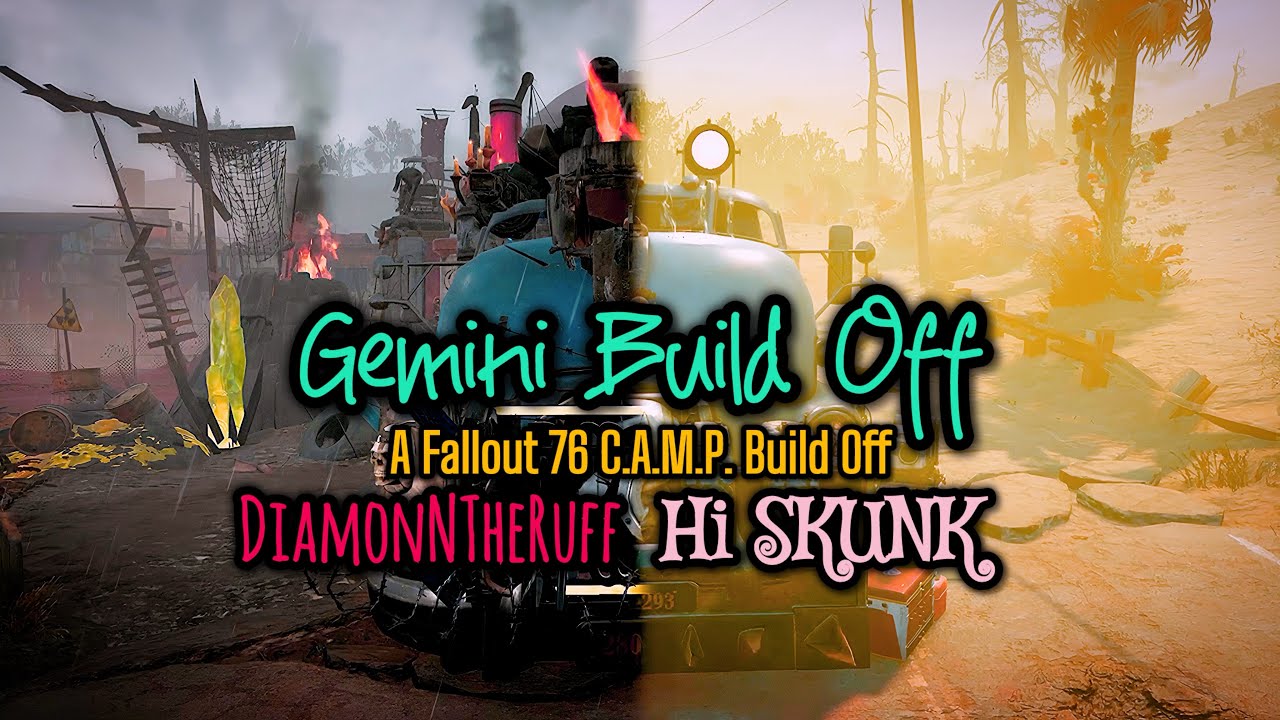 Gemini Build Off | @Diamonntheruff vs Hi SKUNK | Fallout 76