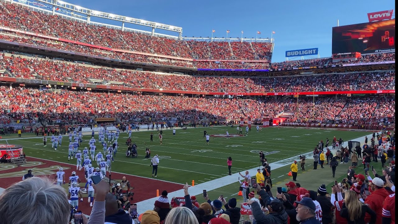 Cowboys vs 49ers player intros (Playoffs divisional Round)