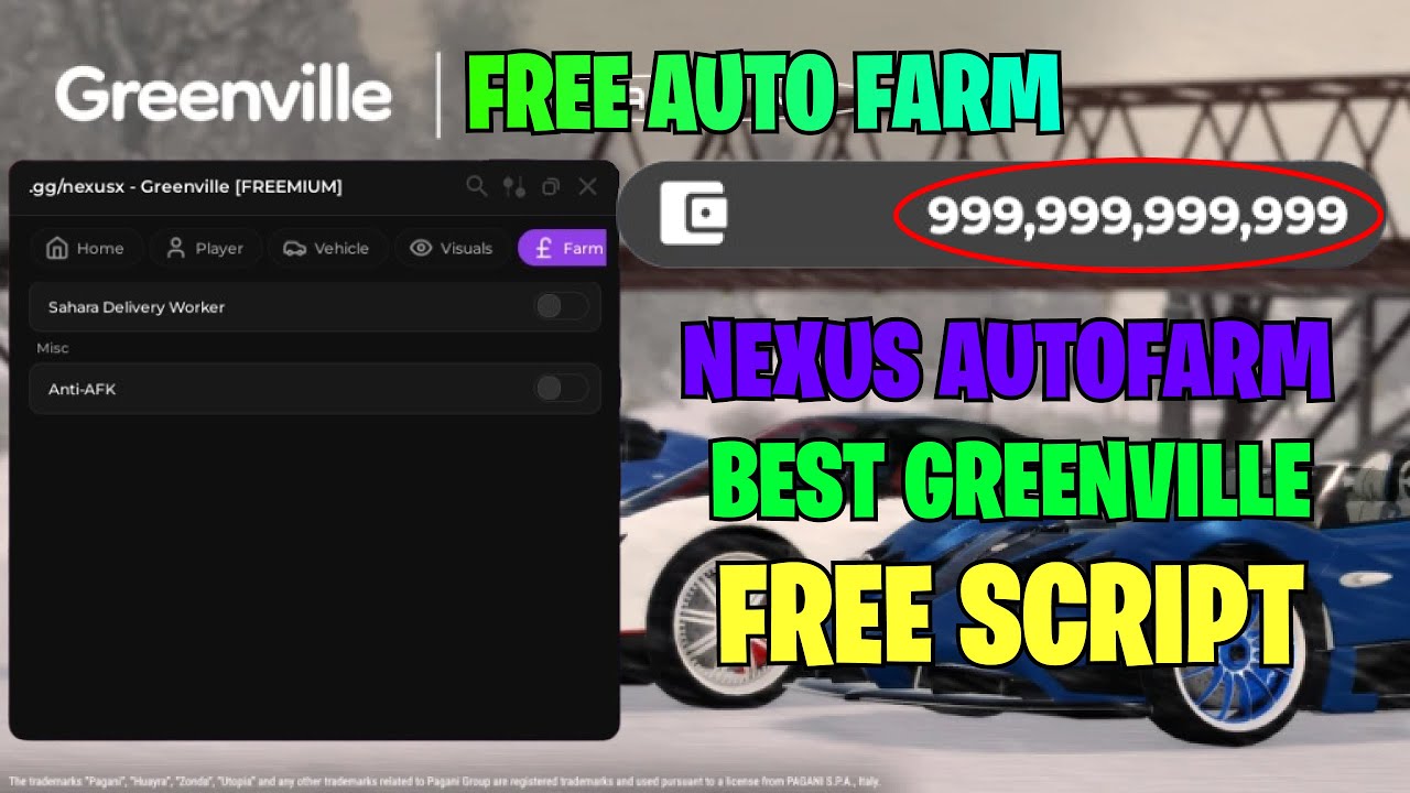 *NEW* Greenville Script (PASTEBIN 2025) (AUTOFARM, MONEY FARM) | Nexus