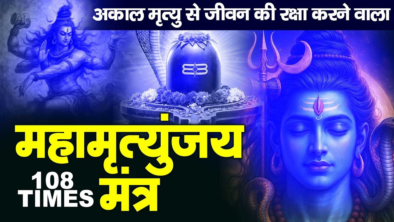 Mahamrityunjay Mantra 108 - महामृत्युंजय मंत्र का जाप करने से मृत्यु का भय समाप्त हो जाता है