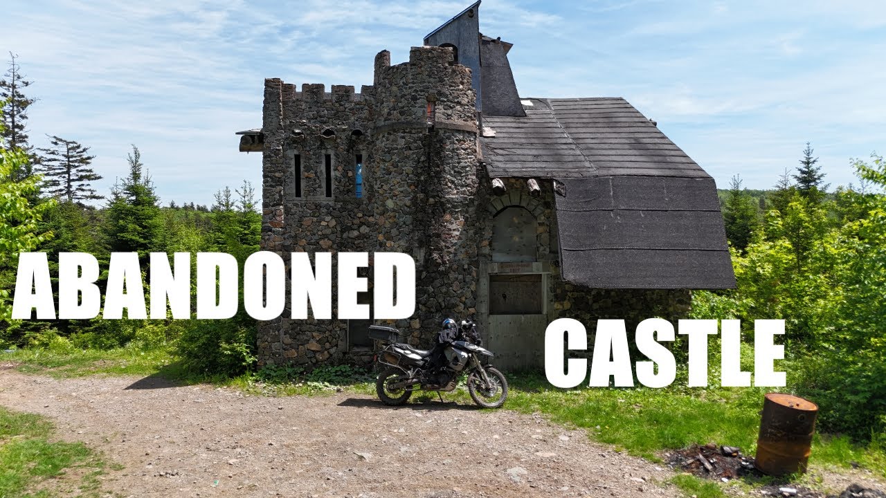 Motorcycle Adventure to an Abandoned Castle in Nova Scotia - What a ride!