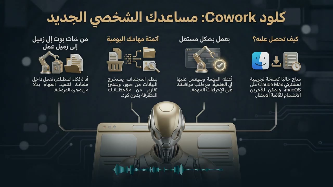 Cowork الذكي: قوة الأتمتة تحت تحكمك ⚡ أداة AI تنظم