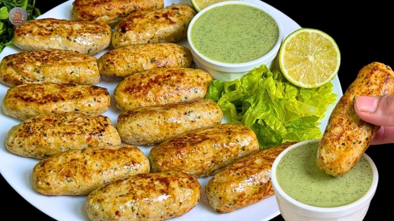 Chicken Malai Seekh Kabab | Soft And Juicy Seekh Kabab | Chicken Seekh Kabab