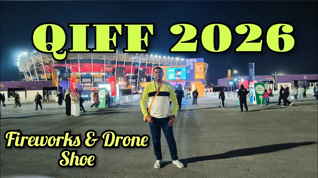 Фестиваль QIFF 2026 на стадионе 974: фейерверк и шоу дронов.