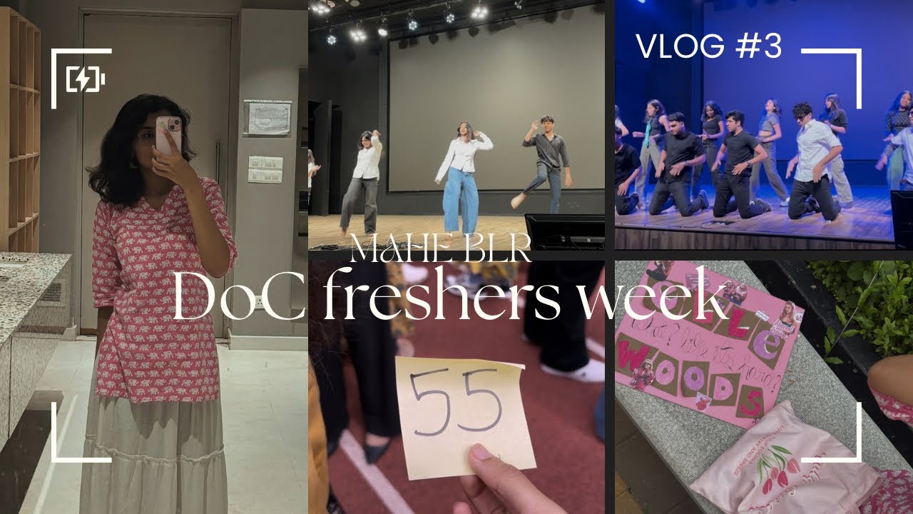 Manipal Bengaluru FRESHERS VLOG ✨🪩 