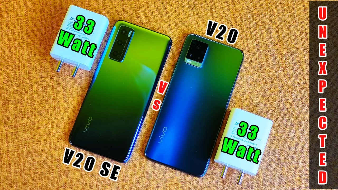 vivo v20 vs vivo v20 se charging test | v20 vs v20 se | charging test hindi |