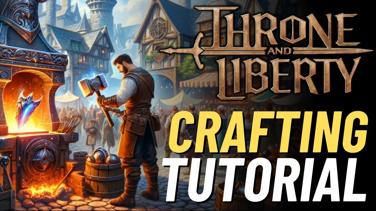Throne and Liberty Crafting and Gathering Beginners Guide | Weapon and Armor | New Player Tutorial