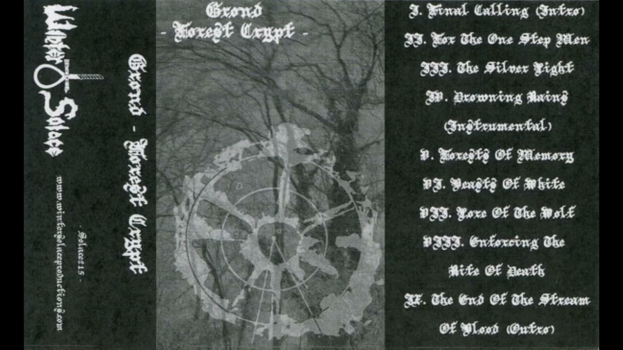 GROND - FOREST CRYPT (2016 , Demo, TENNESSEE, BLACK METAL)