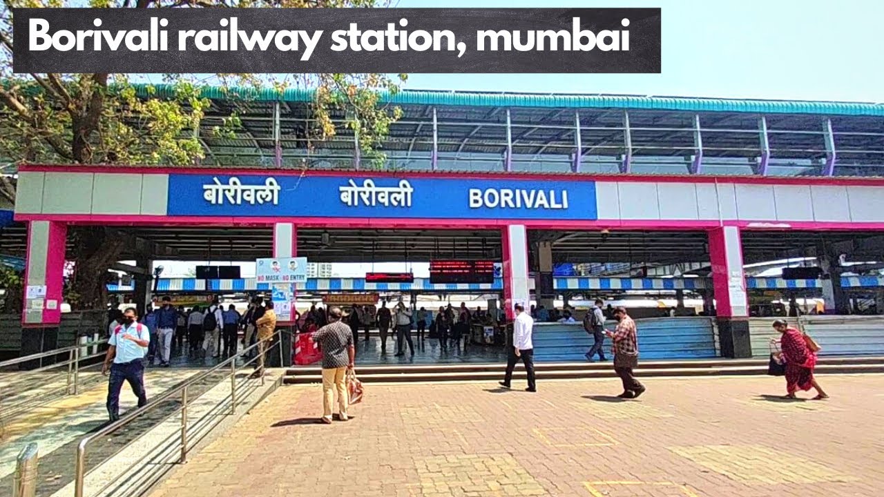 Borivali railway station, mumbai.