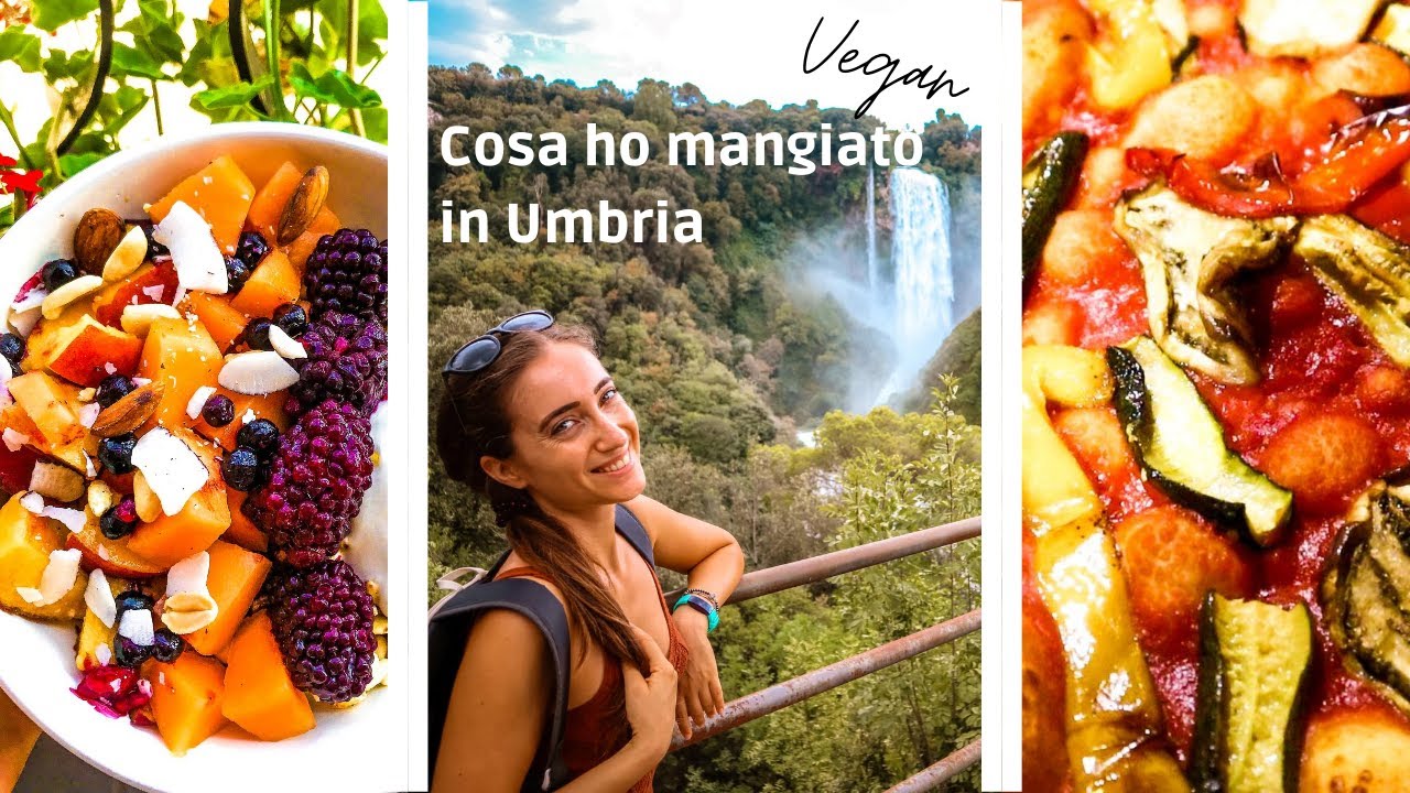 Cosa ho mangiato in Umbria VEGAN | Cascate delle Marmore VLOG