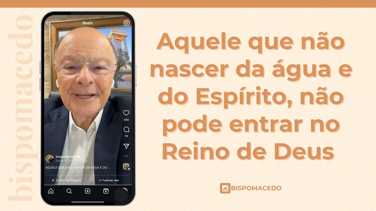 Aquele que não nascer da água e do Espírito, não pode entrar no Reino de Deus - Meditação 29/05/25