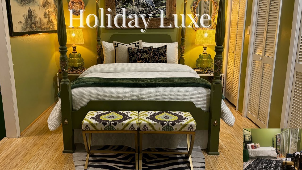 Luxe Bedroom Makeover | Just in time for the Holidays