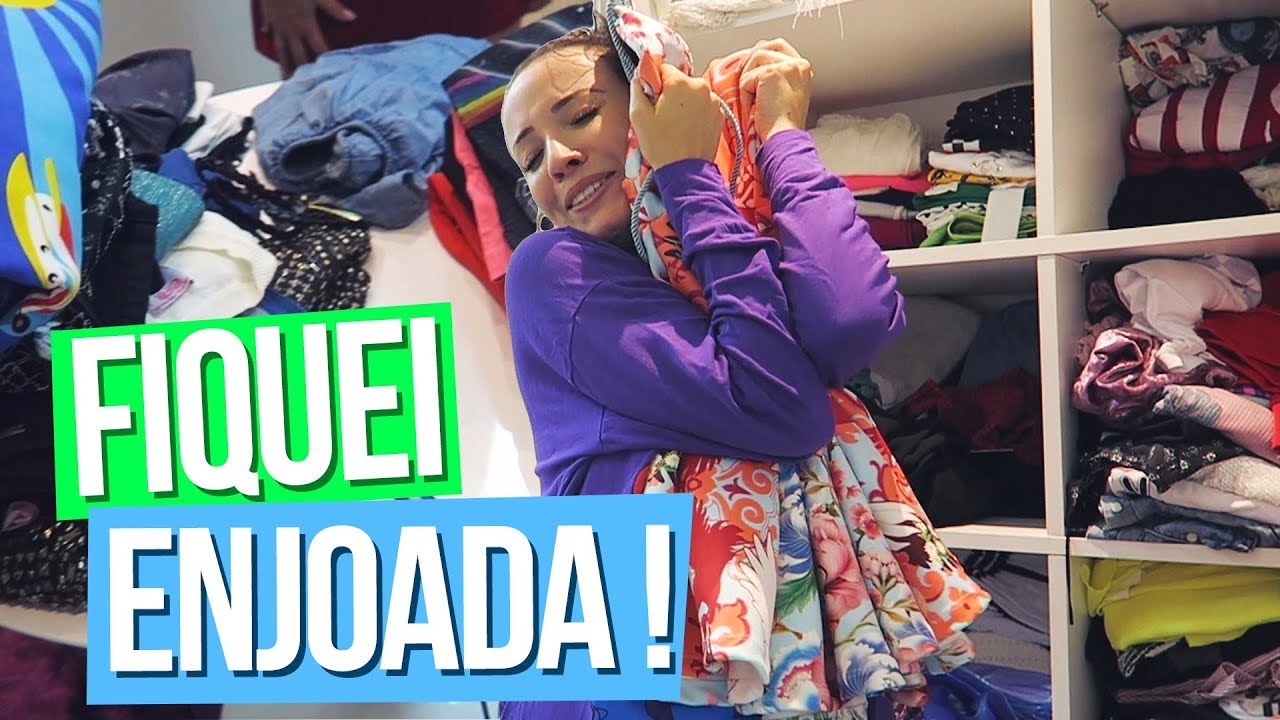 FAXINA NO CLOSET, FIZ A LIMPA ! ♡